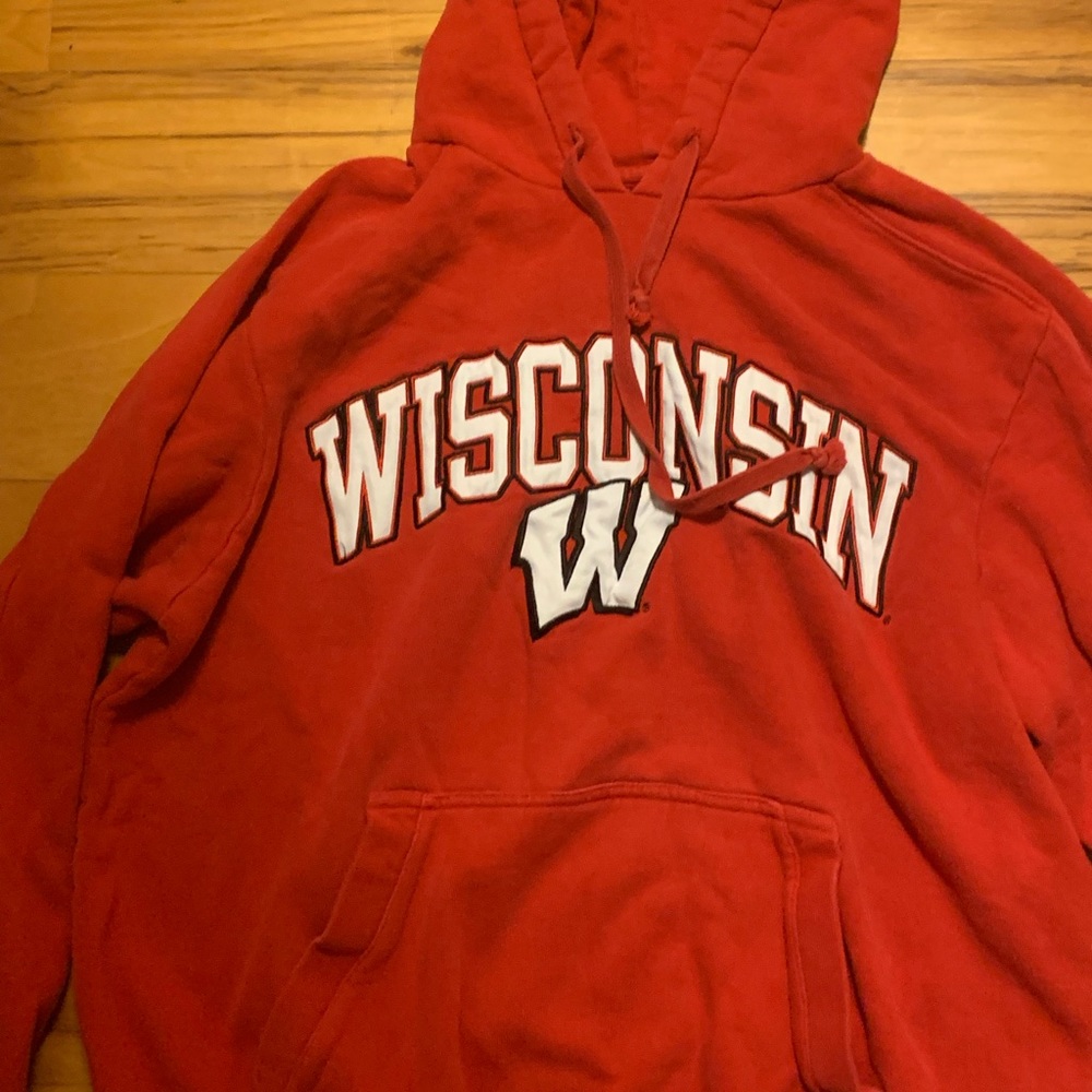 Wisconsin Gear For Sport Hoodie Kids Medium